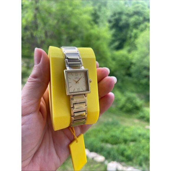 Invicta Angel Gold Square Dial Stainless Unisex Watch (for men or women) 50164